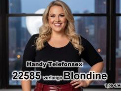 Telefonsex Blondine